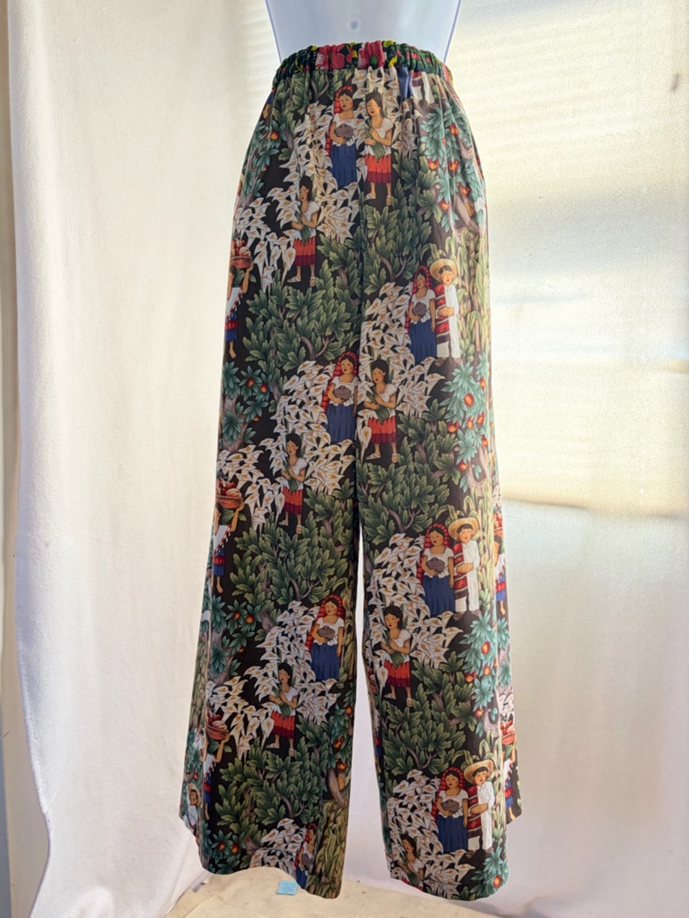 Vtg wide-leg boho pants